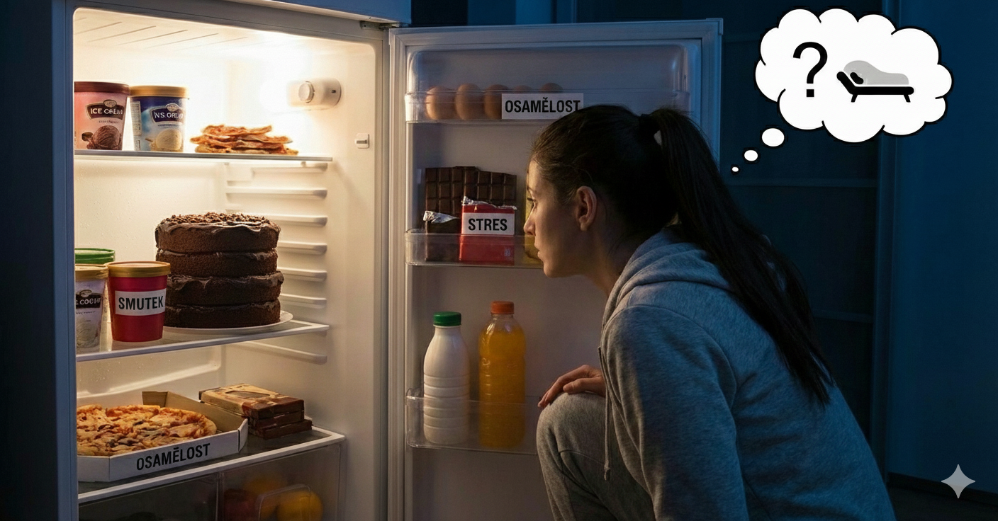 Hlad vs. Chuť: Proč lednička není nejlepší terapeut a jak zvládnout emoční jedení